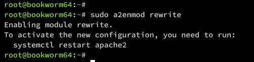 enable rewrite