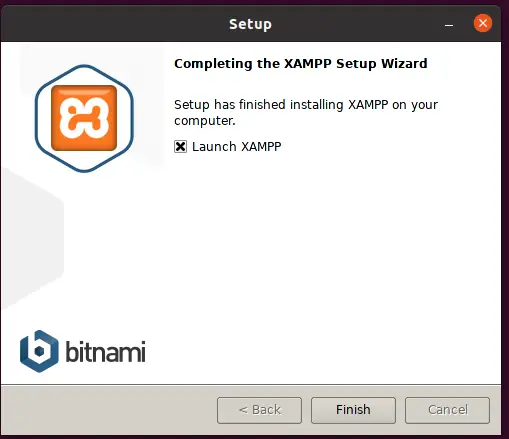 Launch XAMPP