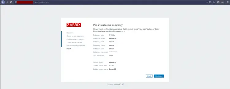 Zabbix Installation