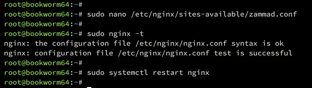 setup nginx