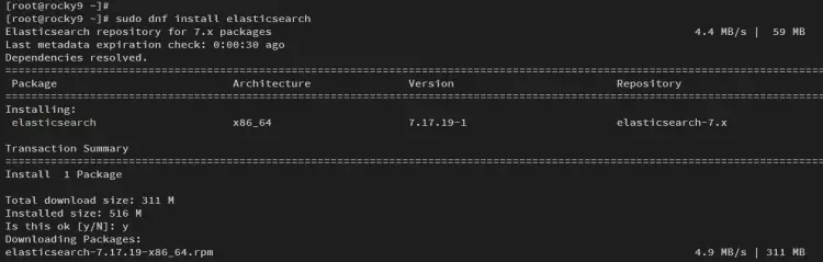 install elasticsearch