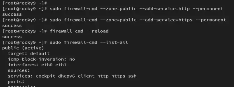 setup firewalld