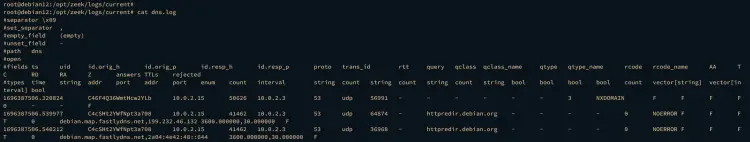 cat log files