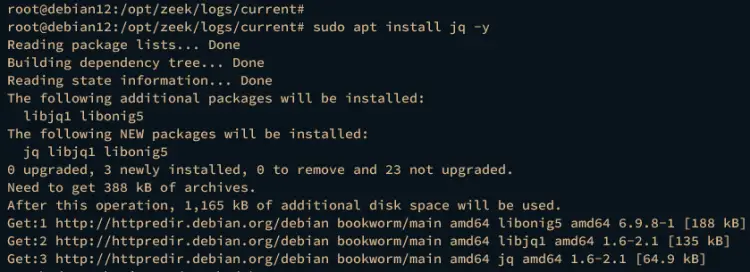 install jq