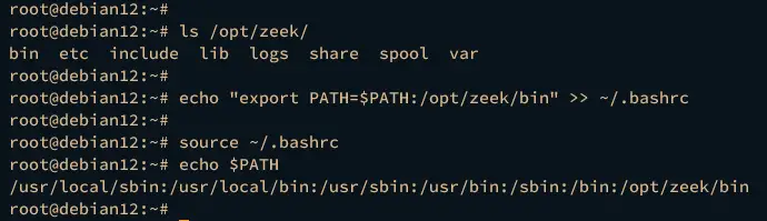 setup PATH