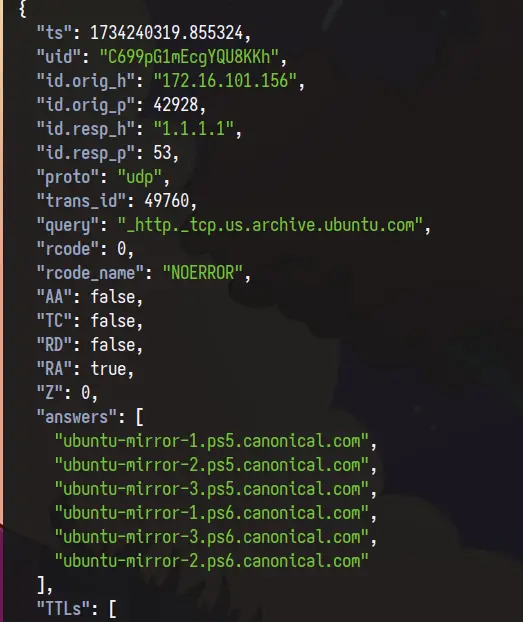 json log parsing with jq