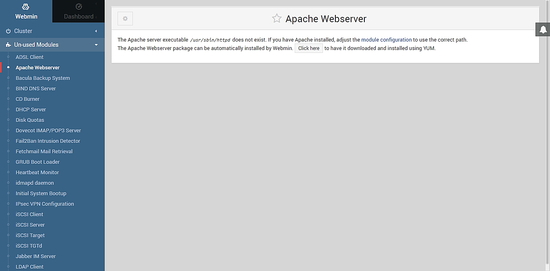 Install apache