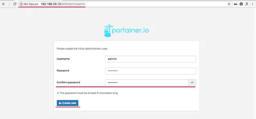 Portainer UI