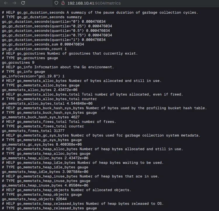 generated metric