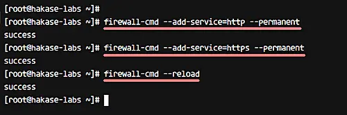 Configure the firewall