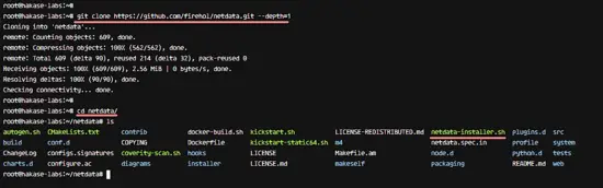 Download netdata Sourcecode with GIT