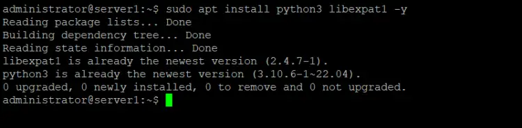 Install python