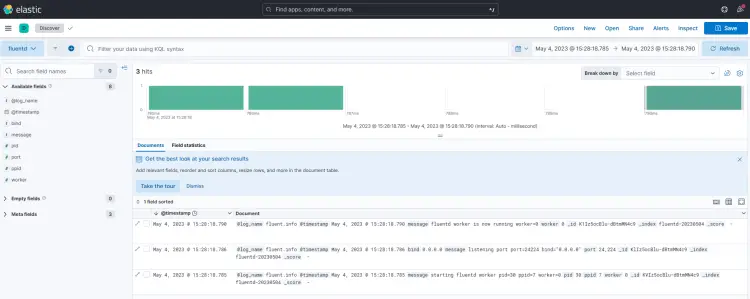 Kibana Fluentd Monitoring Logs