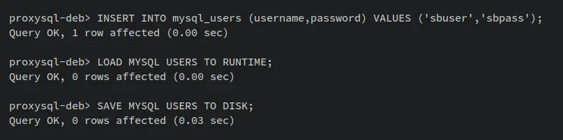 How to Install a Load Balancing MySQL Server with ProxySQL on Debian 11