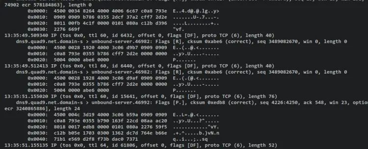 dns encrypted with DoT