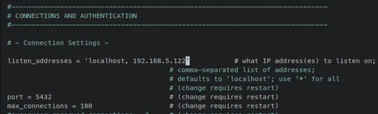 postgres02 running address