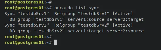 list sync relgroup