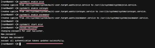 Install and configure Pacemaker, Corosync, and Pcsd