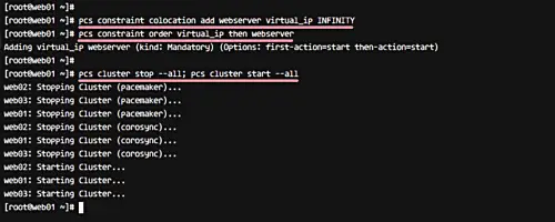 Add Constraint Rules to the Cluster