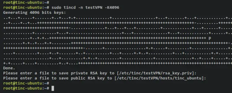 generate RSA key