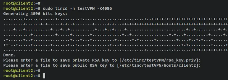 generate rsa key