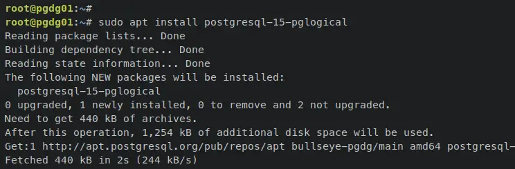 install pglogical