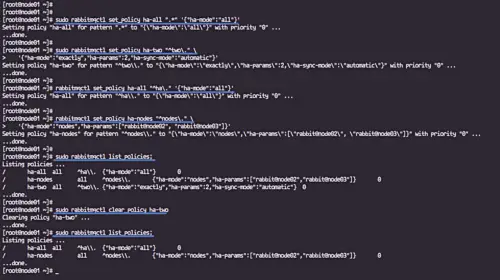 RabbitMQ Setup Queue Mirroring