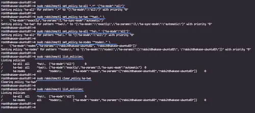 Setup replication