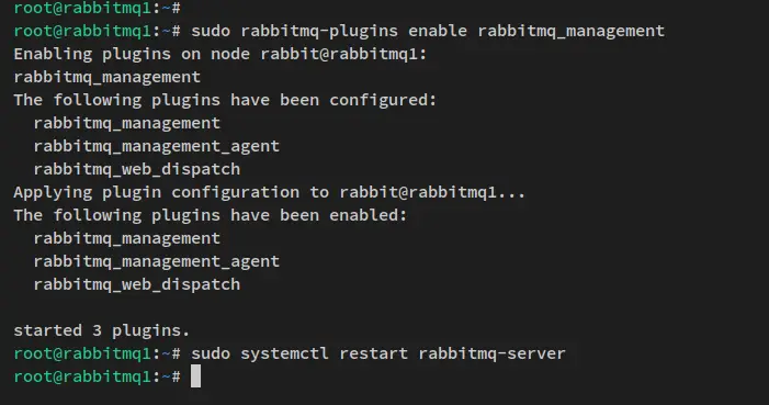 rabbitmq_management enable