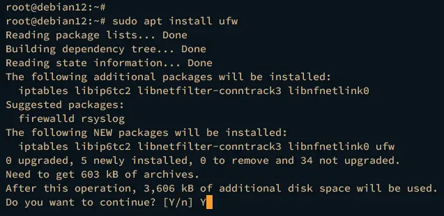 install ufw