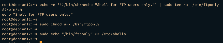 How to Install a Secure FTP Server with vsftpd on Debian 12