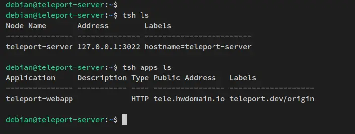 list server and apps