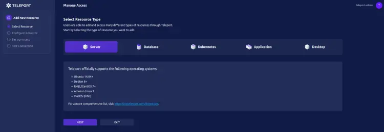 select type resource