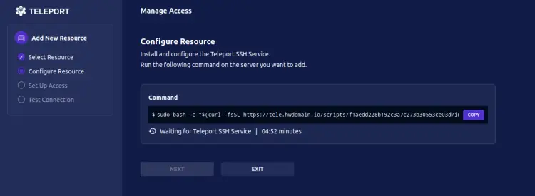 installer script generated