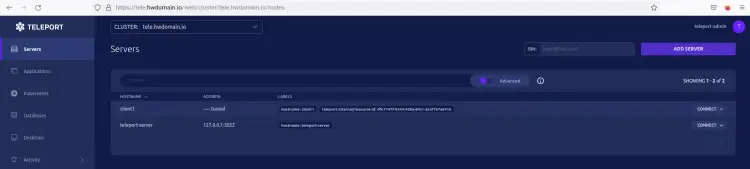 client1 added