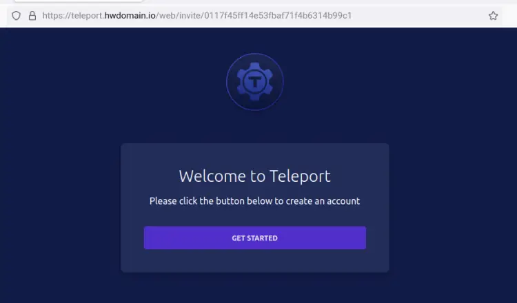 setup teleport user