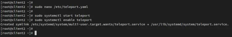 start enable teleport