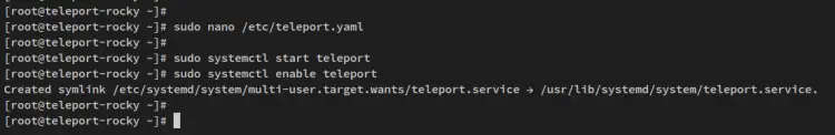 start enable teleport