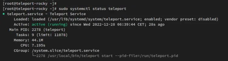 verify teleport