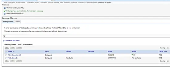 Include node instance