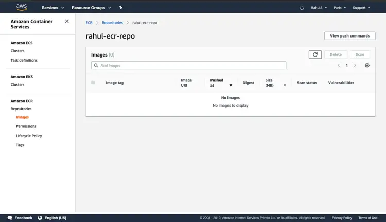 View Push Commands