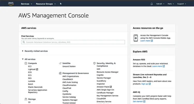 AWS Management Console