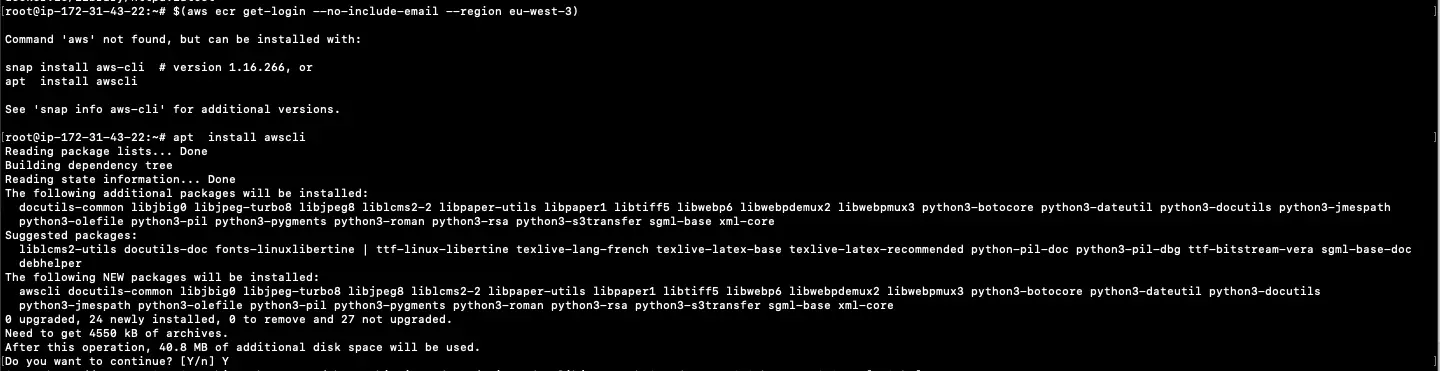Install Aws Cli On Docker Image Install Aws Cli On Docker Image