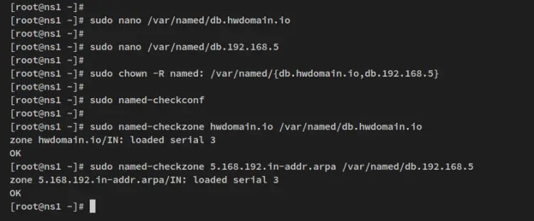 setup master bind dns server