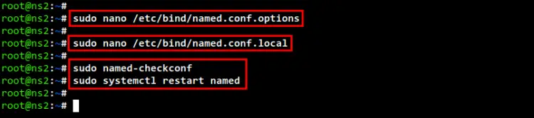 setup secondary dns