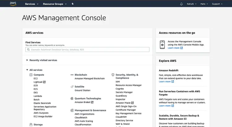 AWS Management Console