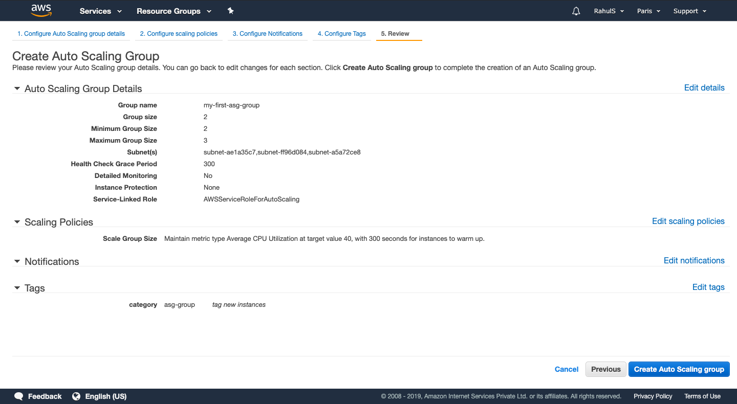 How to setup EC2 Auto Scaling Group (ASG) on AWS