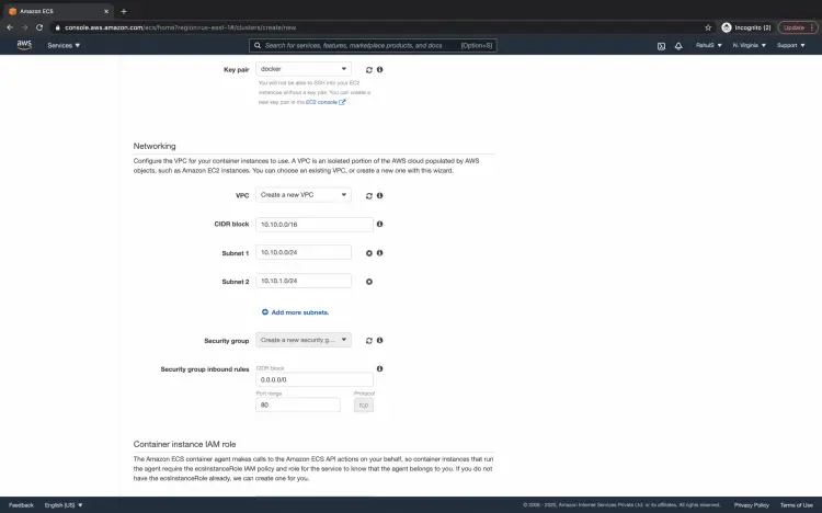 Configure Cluster Networking