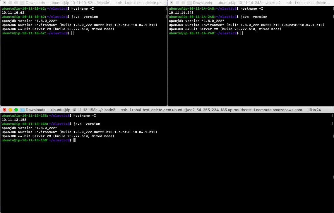 How to setup Elasticsearch cluster with 3 Nodes on Ubuntu