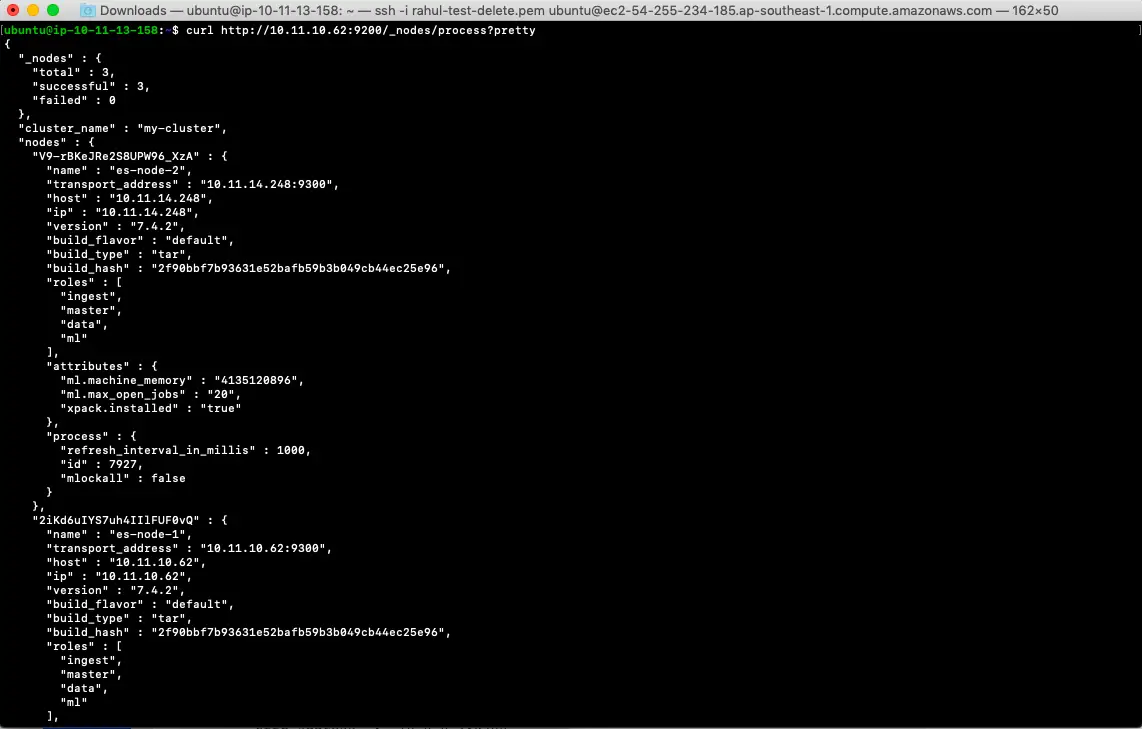 How to setup Elasticsearch cluster with 3 Nodes on Ubuntu